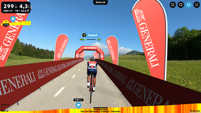 Vse o prenosu prve etape virtualne dirke Po Sloveniji