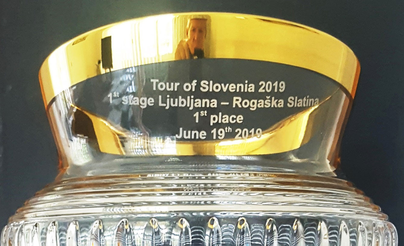 Pokal za 1. etapo: Kristal iz Rogaške